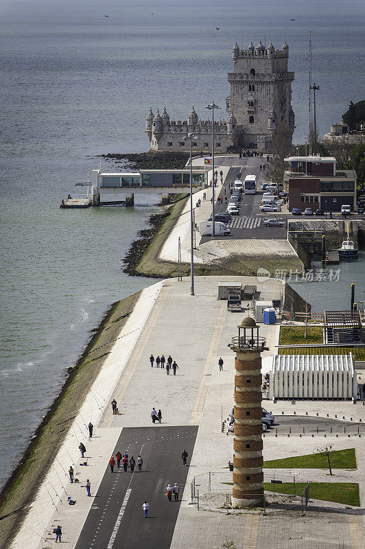 Lisbon Torre de Belem iconic地标waterfront葡萄牙里约热内卢Tejo